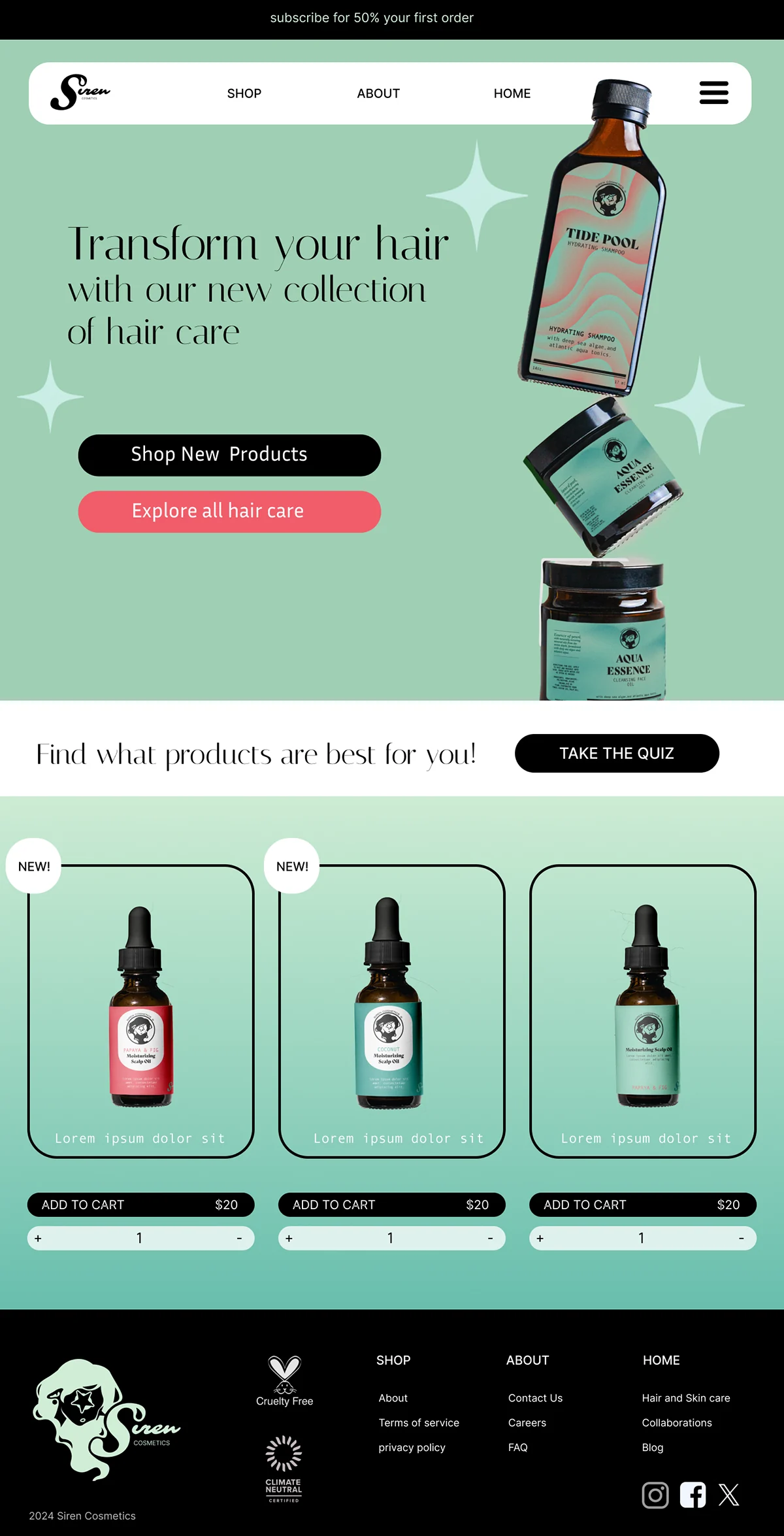 Siren mobile UI project by American Web Express